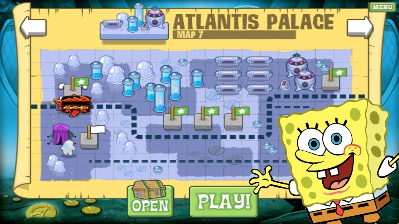 spongebob atlantis squareoff game